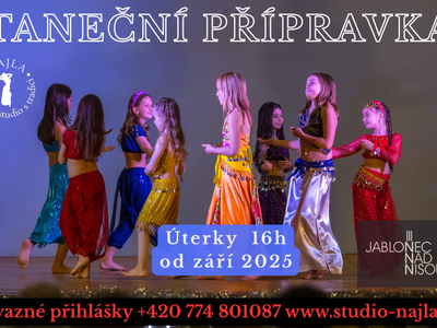 PŘÍPRAVKA ORIENTU – NAJLA - studio tance, pohybu a relaxace