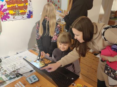 Children in Rýnovice are creating – House of Czech-German Understanding. o.p.s.