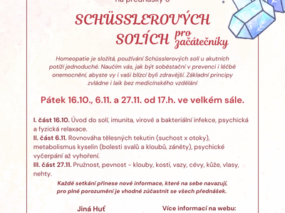 Povídání o Schüsslerových solích – JINÁ HUŤ a Kavárna cHuť