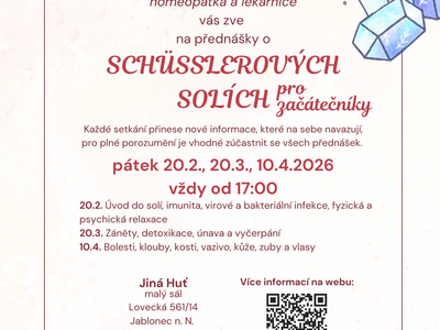 Povídání o Schüsslerových solích pro začátečníky. – JINÁ HUŤ a Kavárna cHuť