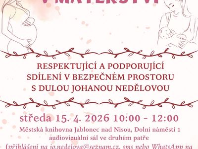 PODPŮRNÁ SKUPINA V MATEŘSTVÍ – Městská knihovna