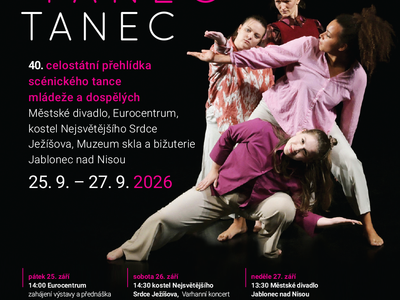 Tanec, tanec... 2026 – Městské divadlo Jablonec nad Nisou