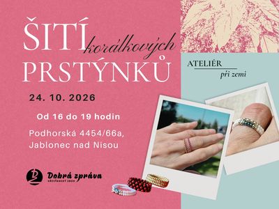 Šití korálkových prstýnků – Křesťanský sbor Dobrá zpráva