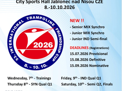 2026 International Trampoline Jumping Competition – Town Hall