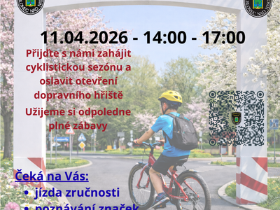 Zahájení cyklosezóny – Dětské dopravní hřiště