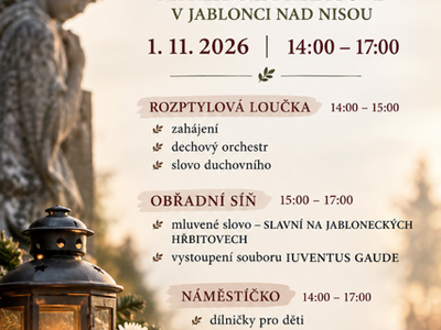 DUŠIČKOVÁ SLAVNOST V JABLONCI NAD NISOU –