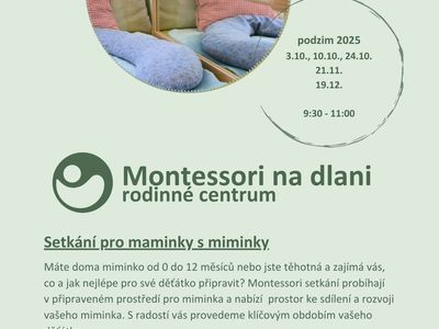 Setkání pro maminky s miminky – Montessori na dlani