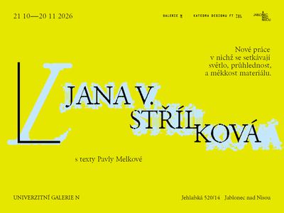 Opening of the exhibition “L” by Jana V. Střílková – University Gallery N