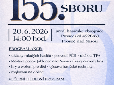 Oslavy 155. výročí SDH Proseč nad Nisou –